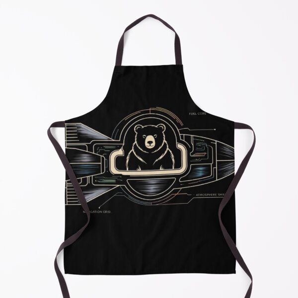 Item preview, Bear Spaceship Diagram designed and sold by JediKittenWars.