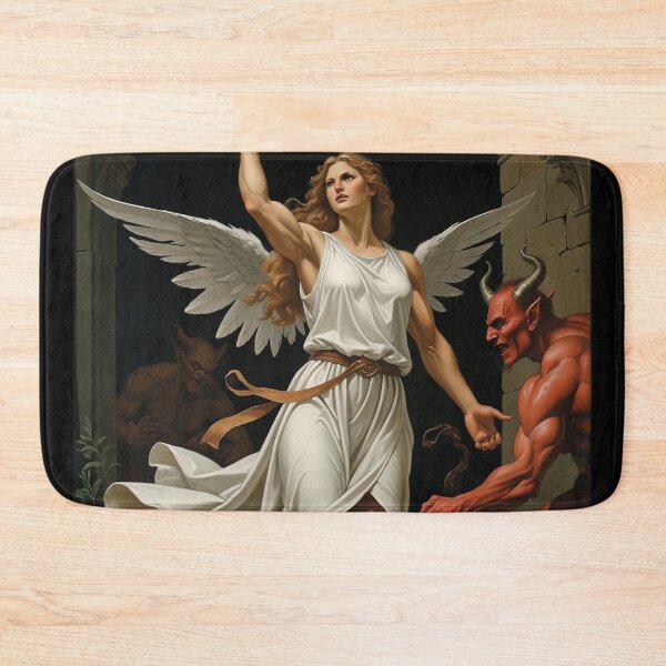 Item preview, f Avenging Angel from Heaven painting classical artwork designed and sold by Vintage Designs +.