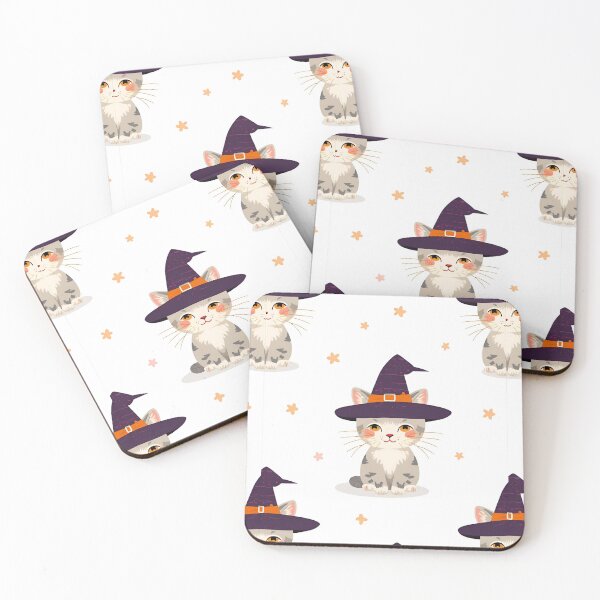 Item preview, Halloween Witch Kitten designed and sold by PatronesKawai.