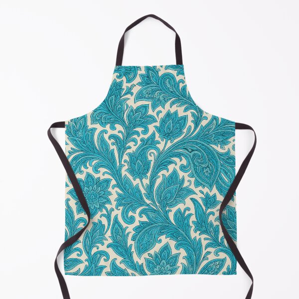 Item preview, Turquoise Floral Paisley Pattern – Elegant Seamless Vintage Design designed and sold by Gold Turtle Lina.