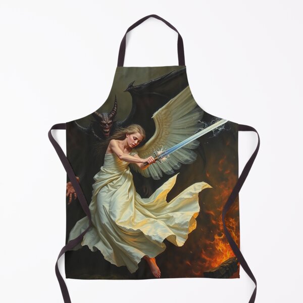 Item preview, Avenging Angel from Heaven painting classical artwork designed and sold by Vintage Designs +.