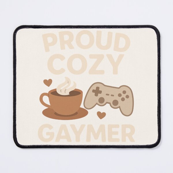 Item preview, Proud Cozy Gaymer LGBTQ+ Gamer Pride Coffee Lover designed and sold by StrictlyPride.