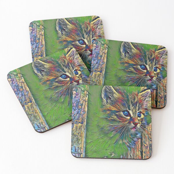 Item preview, kitty peek a boo -pastel designed and sold by tomorrowsart.