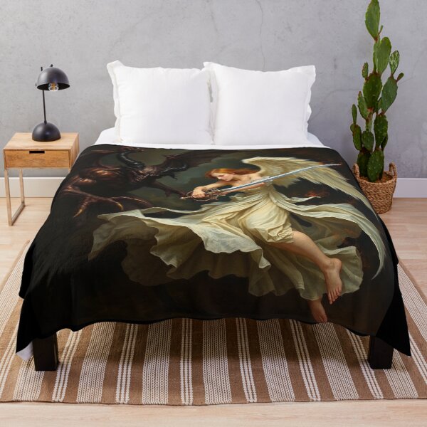 Item preview,  Avenging Angel from Heaven painting classical artwork designed and sold by Vintage Designs +.