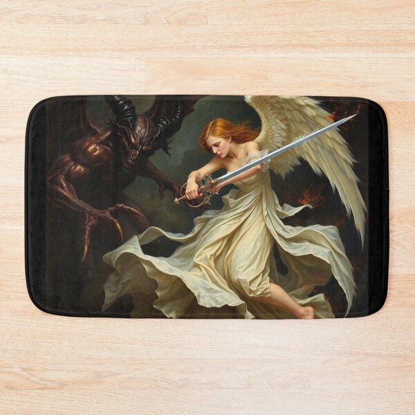 Item preview,  Avenging Angel from Heaven painting classical artwork designed and sold by Vintage Designs +.