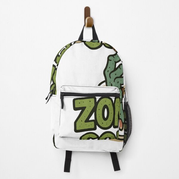 Item preview, Zombie Coffee - Funny Cartoon Font Undead Barista Saying "Brains Can Wait" designed and sold by GeniePixel.