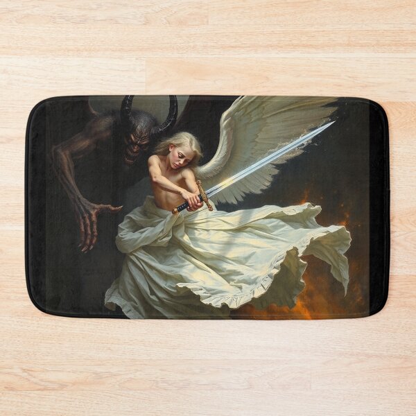 Item preview,  Avenging Angel from Heaven painting classical artwork designed and sold by Vintage Designs +.