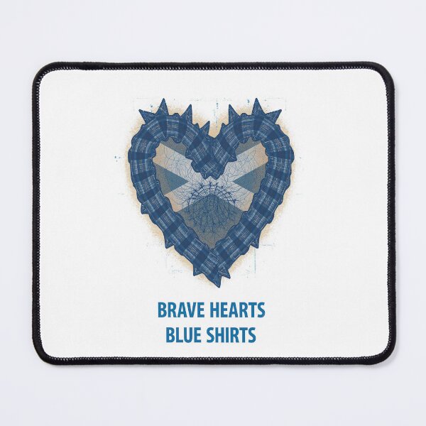 Item preview, Scotland Brave Hearts Blue Shirts | Scottish Saltire Tartan | Football Inspired Design designed and sold by Loom on the Loch.
