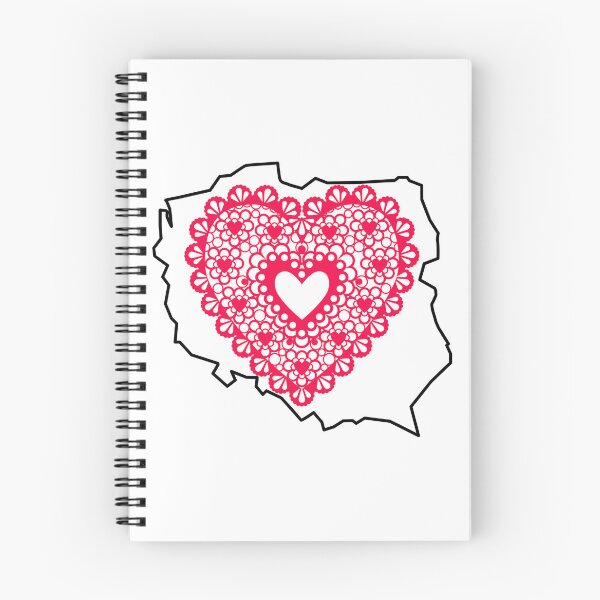 Item preview, Poland Map with Red Lace Heart - Polish Heritage Love Design designed and sold by AmberWit.