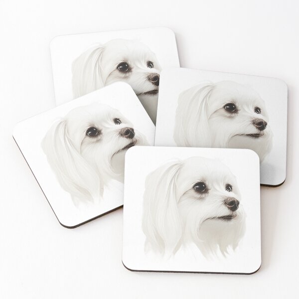 Item preview, Cute Maltese dog portrait.  designed and sold by adey68.