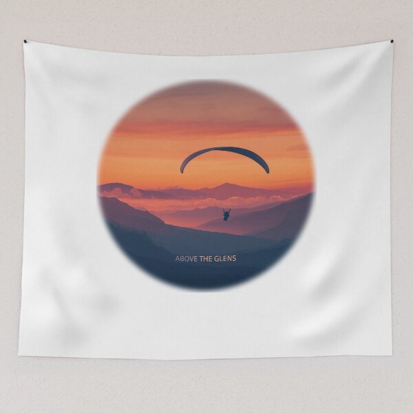 Item preview, Scotland Above the Glens Paraglider | Scottish Highland Adventure designed and sold by Loom on the Loch.