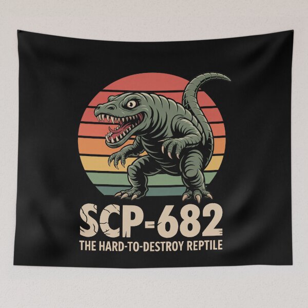 Item preview, SCP-682 Hard-to-Destroy Reptile Monster designed and sold by k3rstman1.