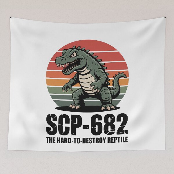 Item preview, SCP-682 Hard-to-Destroy Reptile Monster designed and sold by k3rstman1.