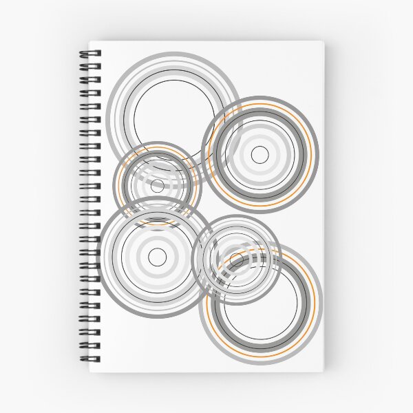 Item preview, Abstract grey circle designed and sold by CREATINERY.