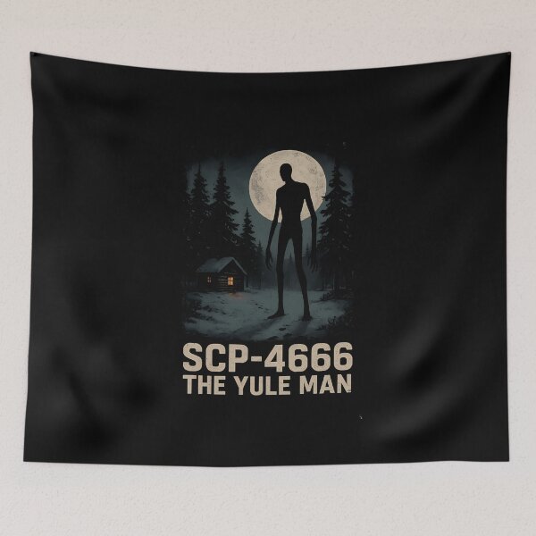 Item preview, SCP-4666 Yule Man Cryptid Horror Lore designed and sold by k3rstman1.