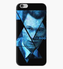 Vinilo o funda para iPhone Connor RK800 - Blue Triangle Design