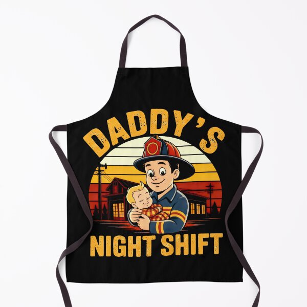 Item preview, Vintage Firefighter with Sleeping Child designed and sold by SplashTastic.
