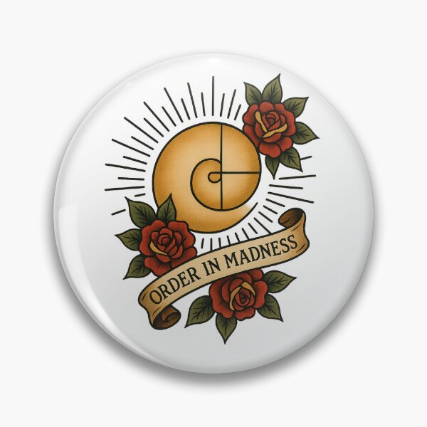 Item preview, Sacred Ratio – Golden Spiral Tattoo Flash designed and sold by ClassroomInk.