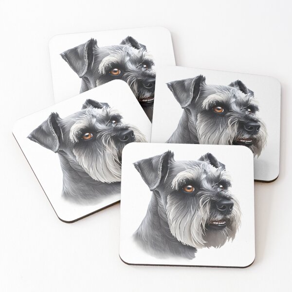 Item preview, Mini Schnauzer dog portrait. designed and sold by adey68.