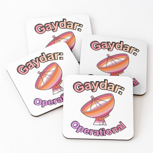Item preview, Funny Lesbian Flag Gaydar Joke  designed and sold by Sapphic-Charm.