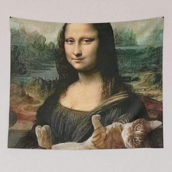 Item preview, Mona Lisa 1 designed and sold by meme-stuff.