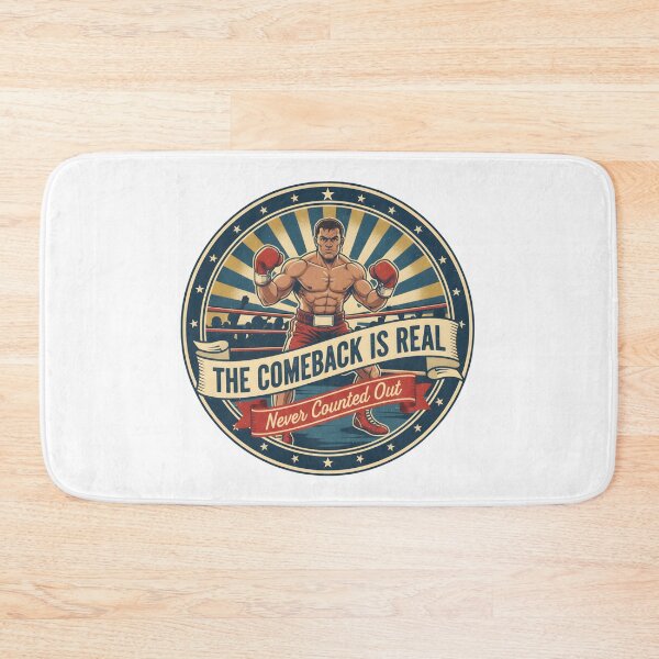 Item preview, The Comeback Is Real | Never Counted Out designed and sold by DailyVibesMerch.