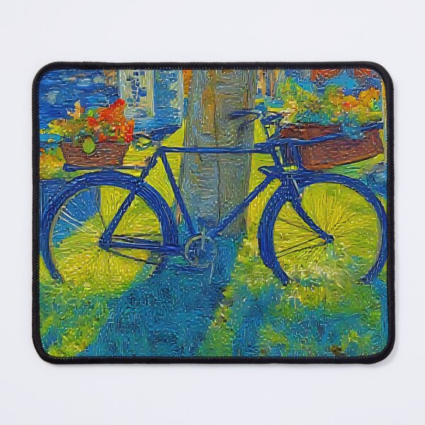 Item preview, Bicycle Resting Against Tree With Flower Planters - Sandwich in Kent designed and sold by TirConnaill.