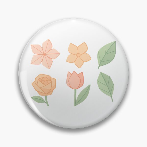 Item preview, Pastel Origami Flowers and Leaves Design for Decor designed and sold by NovaMoodCo.