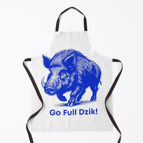 Item preview, Go Full Dzik – Wild Boar Power Design - Blue Edition designed and sold by AmberWit.