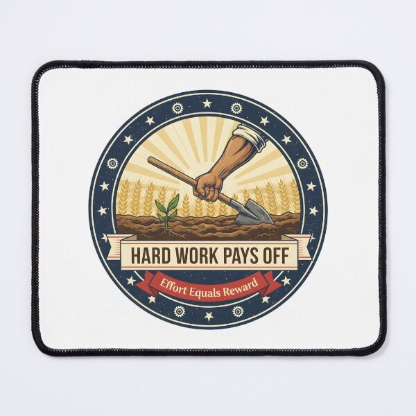 Item preview, Hard Work Pays Off | Effort Equals Reward designed and sold by DailyVibesMerch.