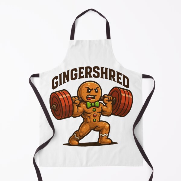 Item preview, Gingershred Gym - Bodybuilding Gingerbread Funny designed and sold by Jaanussar.