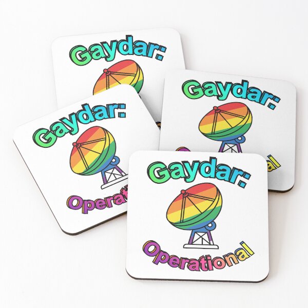 Item preview, Funny LGBTQ Rainbow Pride Flag Gaydar Joke  designed and sold by Sapphic-Charm.