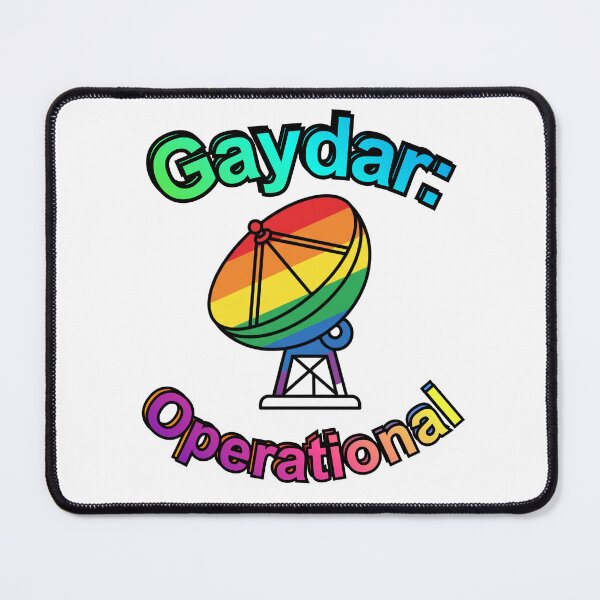 Item preview, Funny LGBTQ Rainbow Pride Flag Gaydar Joke designed and sold by Sapphic-Charm.