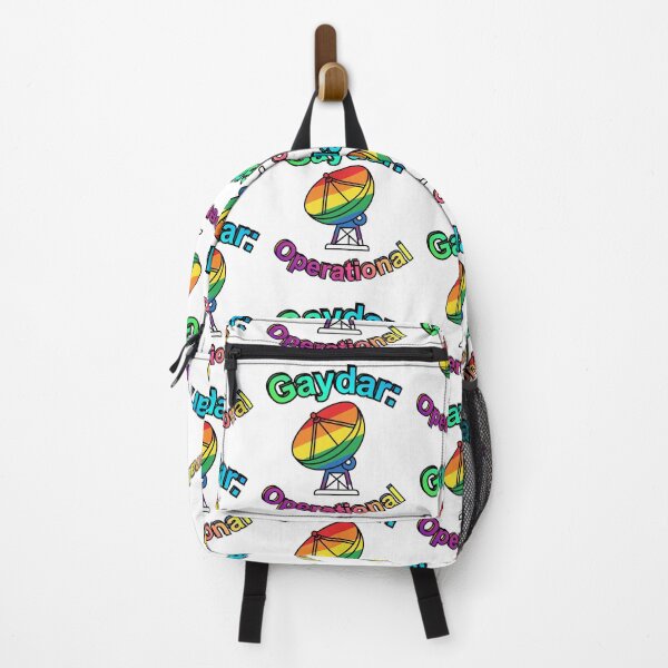 Item preview, Funny LGBTQ Rainbow Pride Flag Gaydar Joke designed and sold by Sapphic-Charm.