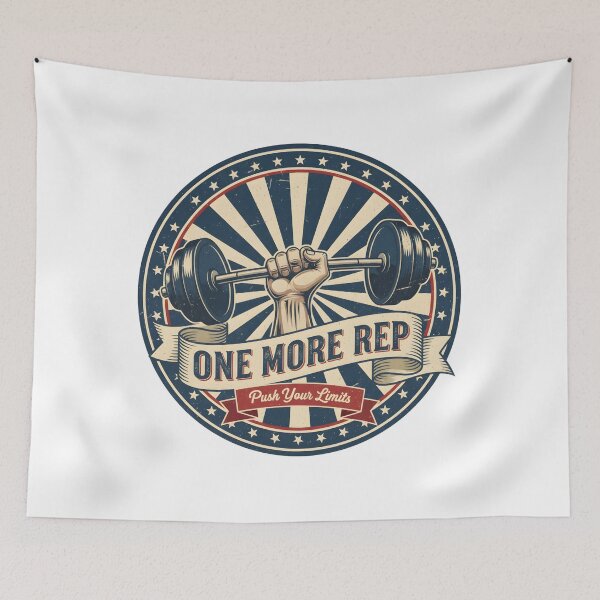 Item preview, One More Rep | Push Your Limits designed and sold by DailyVibesMerch.