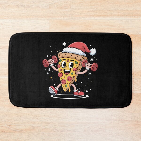 Item preview, Chritmas Pizza Slice Lifting Weights designed and sold by jkrphoto.
