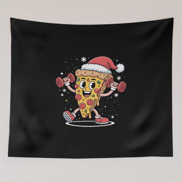 Item preview, Chritmas Pizza Slice Lifting Weights designed and sold by jkrphoto.