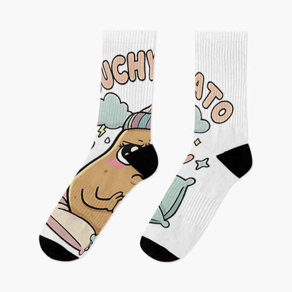 Item preview, Grouchy potato cozy winter humor cute food pun grumpy character design designed and sold by ArtDesignTp.