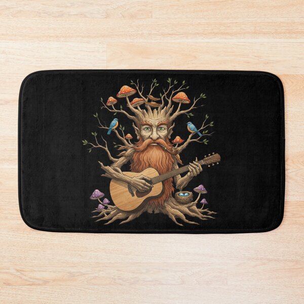 Item preview, Tree Man Ent Playing Guitar Fantasy Forest Nature designed and sold by TeeARTHY.