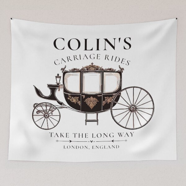 Item preview, Colin’s Carriage Rides Vintage London Coach | Regency-Inspired Carriage Art designed and sold by GildedNest.
