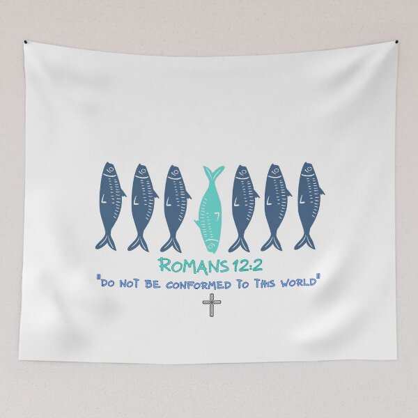 Item preview, Christian Scripture Romans 12:2 - Scripture written out Version designed and sold by Holy Coast Threads (Formerly ChristianFlower).
