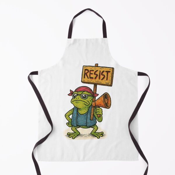 Item preview, Resist Frog – Punk Protest Amphibian Activist Art | Bold Rebel Toad Design designed and sold by ZEYCAT.