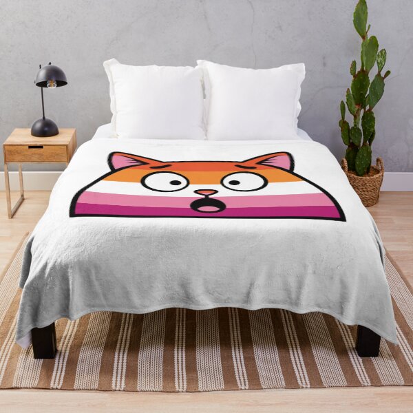 Item preview, Funny Lesbian Flag Cat Design designed and sold by Sapphic-Charm.