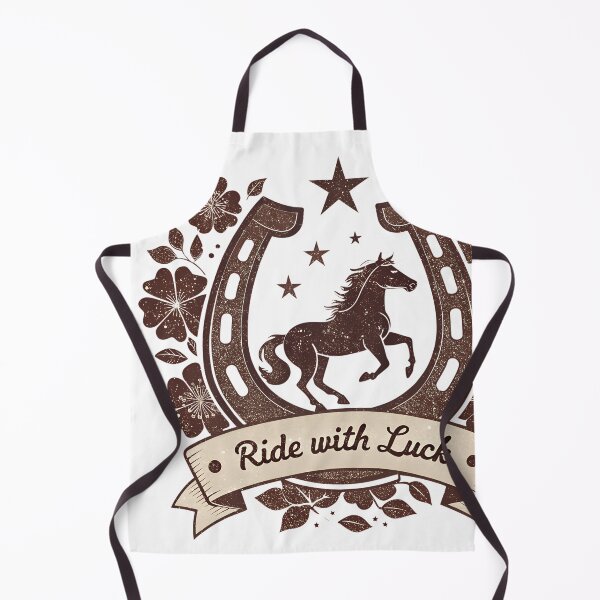 Item preview, Ride with Luck Horseshoe Rustic Vintage Design designed and sold by VividOrganica.