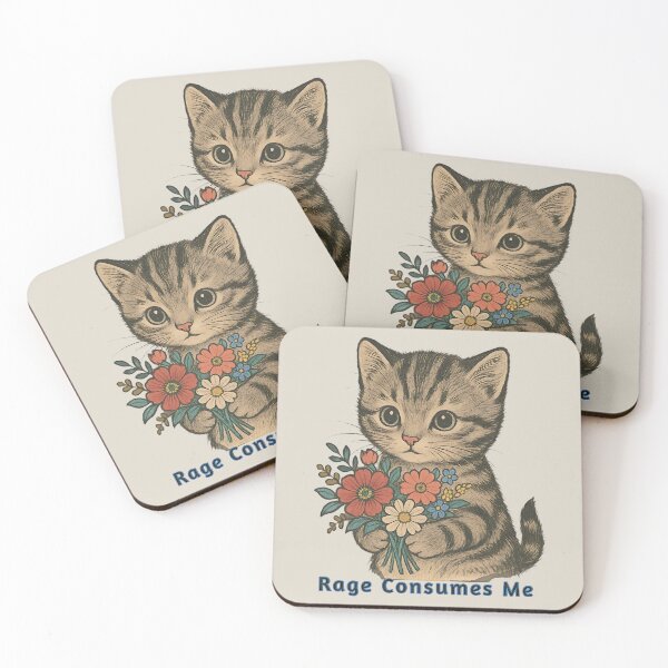 Item preview, Rage Consumes Me Funny Cat designed and sold by gear-posters.