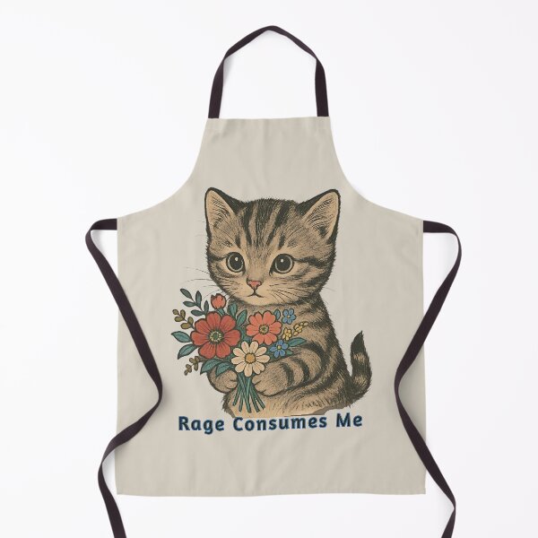 Item preview, Rage Consumes Me Funny Cat designed and sold by gear-posters.