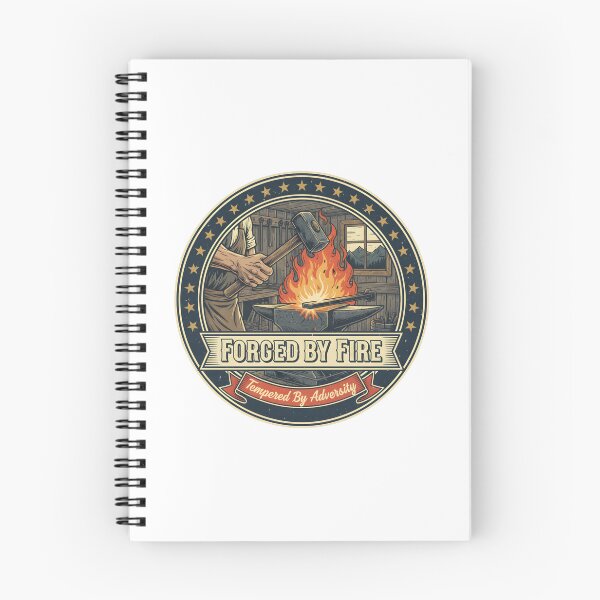 Item preview, Forged by Fire | Tempered by Adversity designed and sold by DailyVibesMerch.