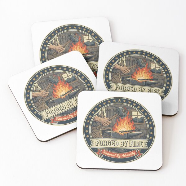 Item preview, Forged by Fire | Tempered by Adversity designed and sold by DailyVibesMerch.