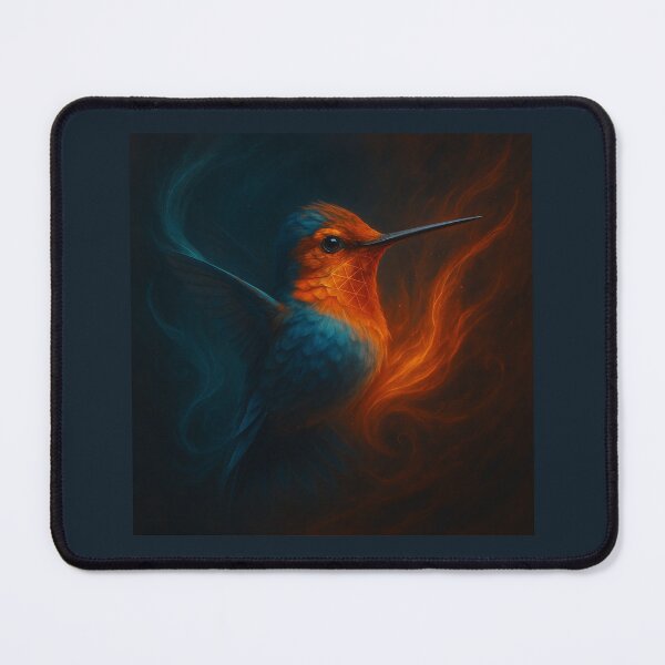 Item preview, Emberflight – Hummingbird of Flame and Frost designed and sold by GeoWild Designs.