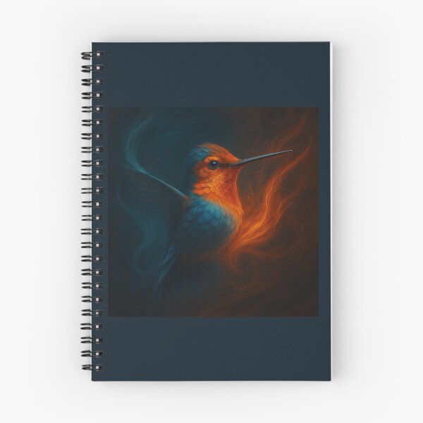 Item preview, Emberflight – Hummingbird of Flame and Frost designed and sold by GeoWild Designs.